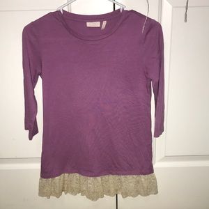 Purple lace top